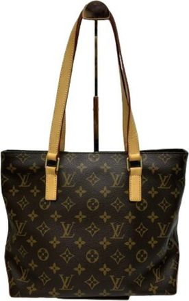 Louis Vuitton Brown Leather Tote Bag (Pre-Owned)