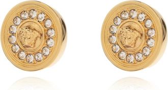 Versace Medusa Crystal Earrings - Dames - Oorbellen - Geel - ONE Size - Accessoires
