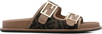 Fendi Dames, Schoenen, Bruin, Maat: 39 1/2 EU