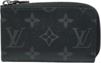 Louis Vuitton Pre-owned Wallets, male, Black, Size: ONE SIZE Pre-owned Monogram Eclipse Pouch