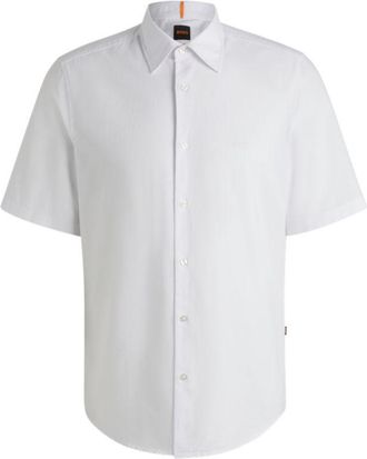 BOSS Regular-fit shirt in Oxford cotton
