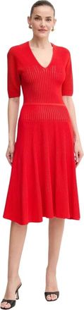 H&eacute;rve L&eacute;ger Mujer, Vestidos, Rojo, Talla: XS