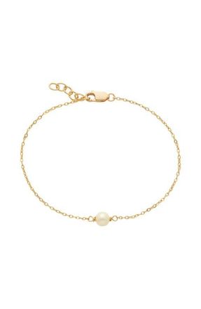 Made by Mary Pearl Bracelet in Gold Vermeil at Nordstrom, Size 6