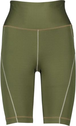 Moncler Polartec Leggings - Dames - Trainingsbroeken - Groen - M - Polyester - Fitness