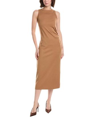 Vince Side Drape Tank Dress