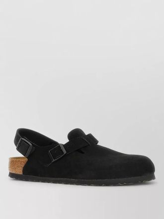 Birkenstock tokio ii suede loafers cork sole