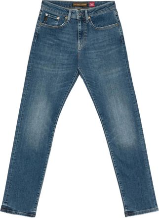 Superdry Jeans con applicazione logo - Blu