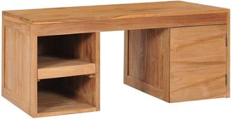 vidaXL Mesa De Centro De Madera Maciza De Teca 90x50x40 Cm Vidaxl