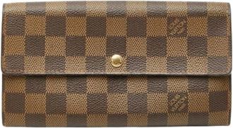 Louis Vuitton Pre-owned Wallets, male, Brown, Size: ONE SIZE Pre-owned Long Wallet (bi-fold)