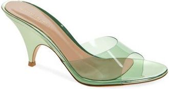 Gianvito Rossi Sofia 70 Mule in Aloe Aloe at Nordstrom, Size 5.5Us