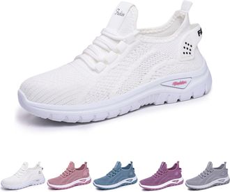 Generic Womens Slip on Trainers Size 4.5 Comforble Walking Gym Fitness Shoes with Memory Foam Ladies Non Slip Casual Running Sneakers Lightweight Breathable M