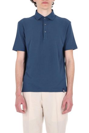 Drumohr Ice Cotton Pure Cotton Polo Shirt