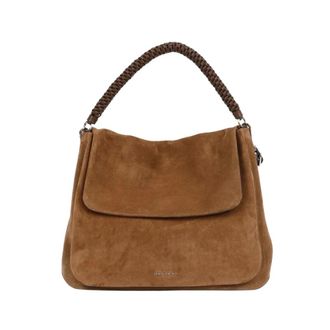 Orciani Diana Peach Su&egrave;de Schoudertas - Dames - Tassen - Bruin - Maat: ONE Size Su&egrave;de