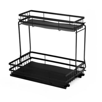 OEM Estanter&iacute;a De Almacenamiento Bajo El Fregadero Con Cestas Deslizantes, Organizador Multinivel Para Cocina Y Ba&ntilde;o, Color Negro