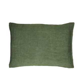 POMAX Coj&iacute;n de algod&oacute;n verde 70X50