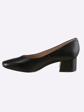 Caprice Pumps CAPRICE, Damen, Gr. 37, schwarz, Glattleder, Leder, Schuhe Pumps