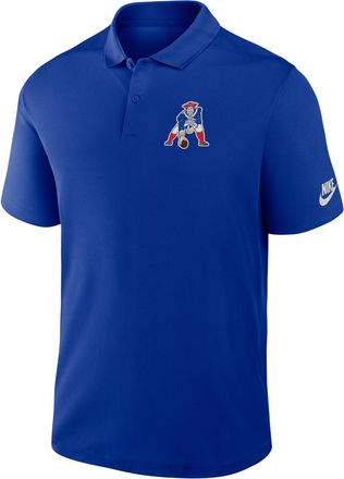 Nike New England Patriots Rewind Victory Nike Mens Dri-FIT NFL Polo in Blue | 03584DA8KV-XMF