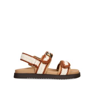 Steve Madden Womens Mona M Tbe Sandals - Tan - Size UK 8