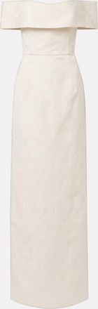 Markarian Abito lungo Clover in broccato