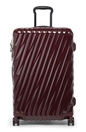 Tumi 19 Degree Medium Expandable Checked Hardside Spinner Suitcase in Wine at Nordstrom Rack