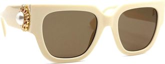 Moschino Brown Cat Eye Ladies Sunglasses MOS153S 0SZJ/70 52