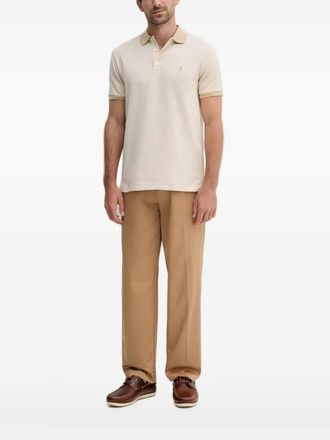 Polo Ralph Lauren gingham-pattern polo shirt - men - Cotton - M - Neutrals