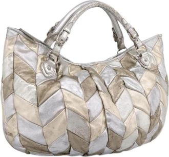 Miu Miu Pre-owned Tote Bag - Dames - Vintage Handtas - Veelkleurig - ONE Size - Leer - Vintage