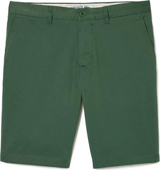 Lacoste Slim Fit Stretch Katoenen Bermuda Shorts - Heren - Korte Broeken - Groen - 3XS - Katoen - Korte Broeken