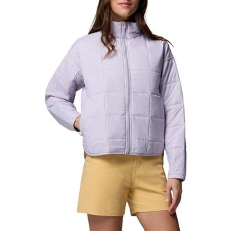 Columbia Sienna Hill Packable Quilted Jacket in Lavender Pearl at Nordstrom, Size Xx-Large