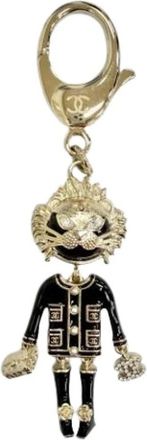 Chanel Pre-owned Sleutelhanger - Dames - Vintage Accessoires - Zwart - ONE Size - Vintage