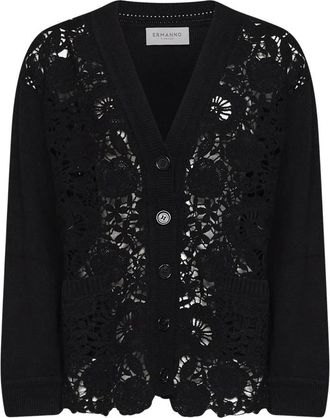 Ermanno Scervino Ermanno Firenze Truien - Dames - Vesten - Zwart - L - Truien & Vesten