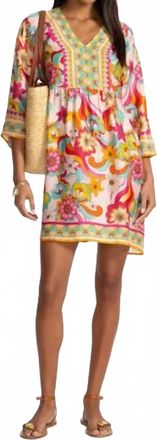 Johnny Was Barbara Mini Dress In Prism