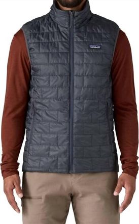 Patagonia Nano Puff Vest In Smolder Blue