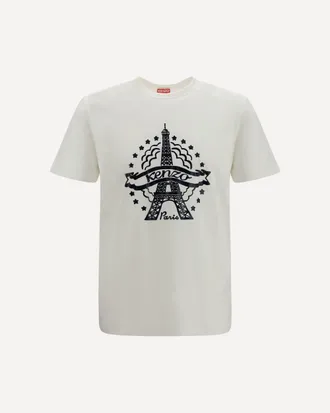 Kenzo T-shirt in cotone Kenzo Eiffel Tower Design Man XL