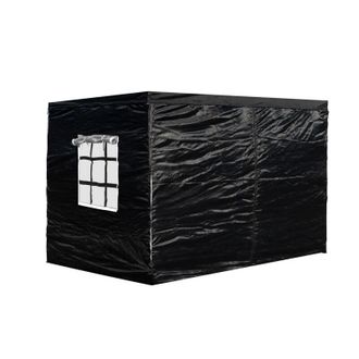 Regalos Miguel Packs Laterales Carpas Plegables - Pack 4 Laterales Para Carpas 3x2 Eco 2l1v1p - Negro