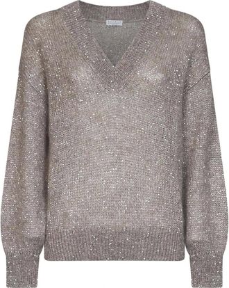 Brunello Cucinelli Mujer, Jerseys, Beige, Talla: L