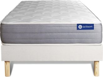 Actisom Kit Rete E Materasso Matrimoniale Actimemo Dream 90x200cm - Spessore : 22cm- Memory Foam - Moderatamente Rigido