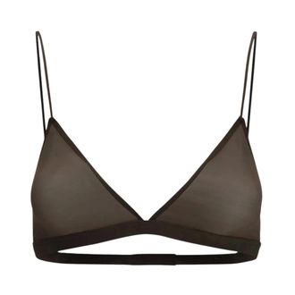 Calvin Klein Ruby Triangle Bra - Dames - Ondergoed - Bruin - Maat: S Nylon