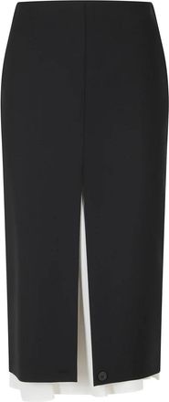 Semicouture Xenia Rok - Dames - Midirokken - Zwart - XS - Rokken