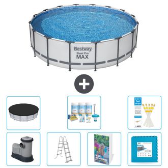 Bestway Piscina Bestway Steel Pro Max Redonda - 488x122 Cm - 8-piezas S536