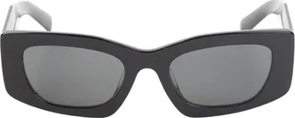 Prada Black Geometric Sunglasses