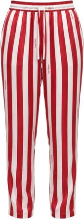 Dolce & Gabbana Zijden joggingbroek - Dames - Broeken - Veelkleurig - Maat: 2XL Zijde