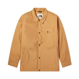 The North Face Heritage Gevoerde Coach Jacket - Heren - Outdoorjassen - Bruin - L - Polyester - Fitness