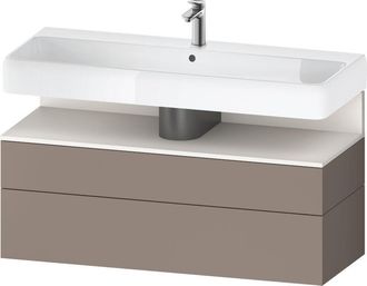 Duravit Duravit - Qatego Mueble Bajo Lavabo, 1 Extra&iacute;ble Y 1 Caj&oacute;n
