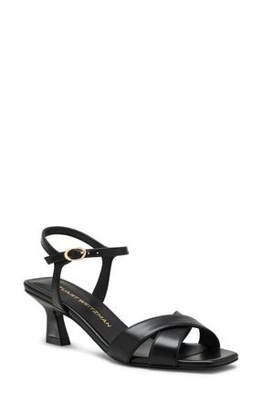 Stuart Weitzman Vinnie Sandal 50 in Black at Nordstrom, Size 9.5