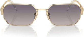 Prada Sunglasses Pra51 S Zvn30 C Gold/Blue Gradient Unisex