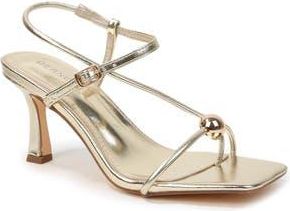 Berness Hisako Strappy Sandal in Gold at Nordstrom Rack, Size 5.5
