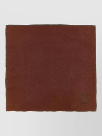 Brunello Cucinelli silk double-sided pocket square