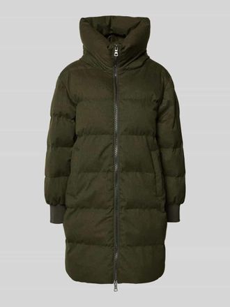 BLONDE No.8 Steppmantel mit Kapuze in Dunkelgruen, Größe 38