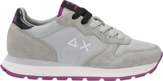 Sun 68 Ally Solid Sneaker - Dames - Sneakers - Grijs - 37 EU - Leer - Schoenen